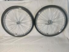 Vintage Schwinn 26x1 3/4 S-7 Respoked Rims with Westwind Tires picture