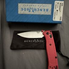 Benchmade BugOut  535 Knife New With Box S30V Red Handle picture