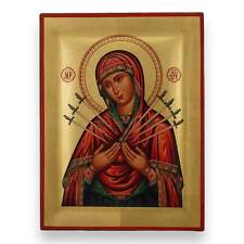 Softener of Evil Hearts Icon - Premium Handmade Greek Orthodox Byzantine Icon picture