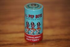 Vintage The Pep Boys Cell Flash Light Battery Super Power Super Quality Display picture