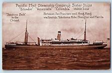 Postcard Pacific Mail Steamship Company's Sister Ships Sunshine Belt c1910's picture
