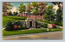 Fort Devens, Sweetheart Monument Landmark VintageMassachusetts c1943 Postcard   picture