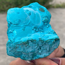 310g    Natural chrysocolla/Malachite transparent cluster rough mineral sample. picture
