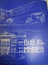 1978 BURBANK HIGH SCHOOL 70TH ANNIVERSARY MEMORIES BOOK, BURBANK Read Descriptio picture