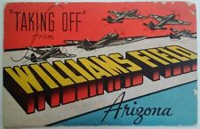 Postcard Early 1900s Williams Field Arizona Air Force Airplane WW2 Fighter Chand picture