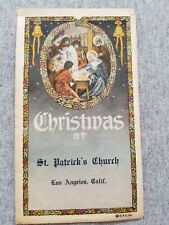 1925 St Patrick's Church Los Angeles Christmas Wish & Mass Schedule O'Callaghan picture