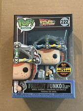 Funko POP Back To The Future Freddy Funko As Doc W/ Helmet +Protector IN HAND picture