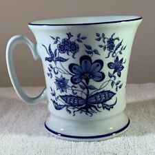 RARE Vintage Theo Ruhn  Bavaria Germany Burgwindbeim Blue Floral Mug Cup picture