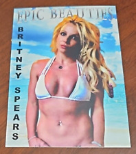 Epic Beauties Britney Spears Series 1 Trading Card #3/20 only 500 made picture