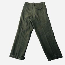 Vintage 1950s Military Pants OG Wool Maritime Pant Mfg Trousers ￼Size 3 Waist 31 picture