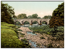 England. Derbyshire. Romsley Bridge. Vintage Photochrome by P.Z, Photochrome Zu picture