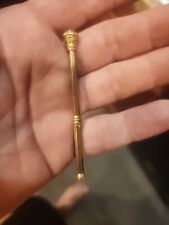 Victorian Gold Filled Mechanical Pencil Jeweled Amethyst Stone picture