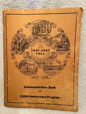 1987 Commemorative Book Celebrates Cannelton IN Sesquicentennial Great Photos picture