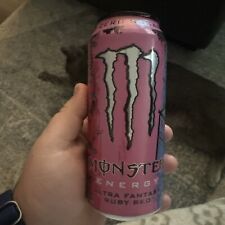 NEW MONSTER ENERGY ULTRA FANTASY RUBY RED ZERO SUGAR DRINK 1 FULL 16 FLOZ CAN picture