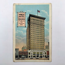Postcard Illinois Chicago IL YMCA Hotel 1922 Posted White Border picture