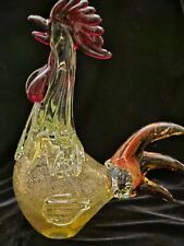 Blown Glass Rooster Art Core, Bolo Core, Kitchen Core  picture