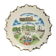 VTG Beech Bend Amusement Park Souvenir Plate Dish 5