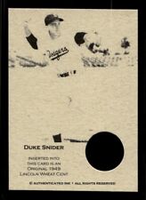 #NS0471 DUKE SNIDER 1949 Coin Collector Oddball Card  picture