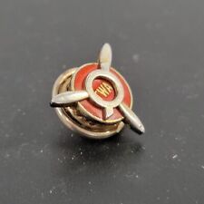 TWA Sterling & Enamel Svc Pin Transcontinental & Western Airlines Vintage c1940 picture