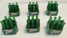 Vintage 7UP Soda Miniature Six Packs~1.5in tall~ Very good pre-owned picture