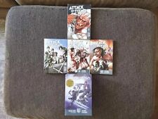 Attack on Titan Mangas (10) Box Set + Exclusive Poster + Short Story Collection picture