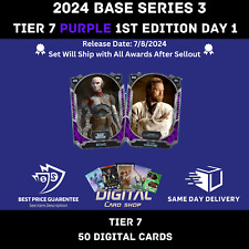 Topps Star Wars Card Trader 2024 Base Series 3 Tier 7 Purple 1st Edition Day 1 picture