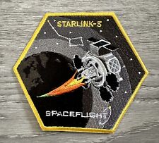 Original SpaceX STARLINK 3 Mission Patch NASA Falcon 9 3.5” picture