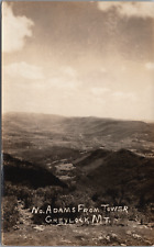 RPPC North Adams Massachusetts View from Mt. Greylock Original 1902 Tower MA picture