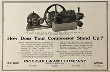 1913 AD.(N14)~INGERSOLL-RAND CO. NYC. INGERSOLL-RAND COMPRESSORS picture