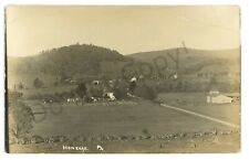 RPPC Aerial View of HONEOYE PA Potter County Real Photo Postcard picture