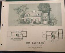 1940’s Original Floor Plan Nassau Shores Massapequa Long Island NY The Taunton picture