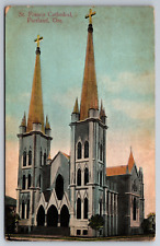 Vintage Postcard OR Portland St. Francis Cathedral c1913 -*4456 picture