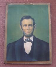 antique 1931 Abraham Lincoln portrait - color 8