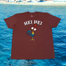 Disney Parks Men's Moana Hei Hei Dumb Rooster Red T-Shirt Size 3XL picture