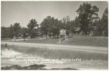 Wellston Michigan MI ~ McLellen's Pioneer Cabins on M-55 RPPC Real Photo 1940's picture