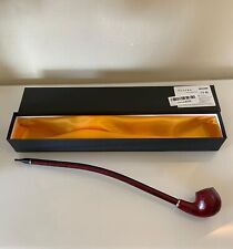 VERODA WOODEN LONG HANDLE ROSEWOOD TOBACCO SMOKING LONG PIPE BOXED COLLECTORS  picture