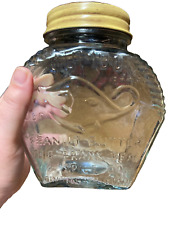 Jumbo Peanut Butter 2 lb  Glass Jar & Lid Frank Tea & Spice Co. picture