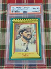 1981 Raiders of the Lost Ark #5 SALLAH - PSA 8 - INDY'S LOYAL FRIEND - Topps picture