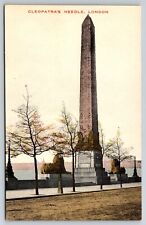 Cleopatra's Needle Obelisk, London, England Colorized Postcard picture