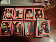 1984 TOPPS MICHAEL JACKSON LOT OF 117 CARDS WITH A NEAR SET 32/33 picture