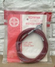 Vintage Schwinn Sting Ray Krate Fastback 5 Speed Bike Red Glitter Lock Cable NOS picture