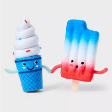 NEW Ice Cream & Popsicle Felt Duo Summer 2024 Sun Squad Target Figurine NWT picture