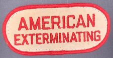 Vintage American Exterminating Uniform Patch picture