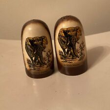 ADDO ELEPHANT NATIONAL PARK ADDO SOUTH AFRICA SALT AND PEPPER SHAKERS picture