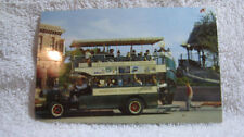 1960's Disneyland Main Street USA Omnibus postcard A-5 old original Disney picture