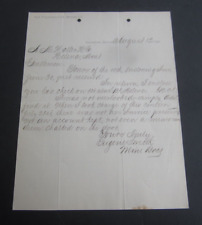 Old 1887 SAN FRANCISCO CON. MINE - Phillipsburg MONTANA - Letterhead Document picture