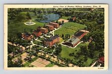 Alton IL-Illinois, Aerial View of Western Military Academy, Vintage Postcard picture