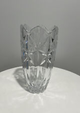 Lenox Fine Crystal Shooting Star Vase 10” Tall Scalloped Edges picture