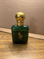 Vintage Cosmair Mens Ralph Lauren POLO GREEN 2.0oz Cologne Spray 80% Full picture