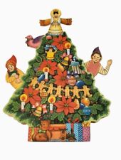 Wooden CHRISTMAS Tree Musical Box New open box  picture